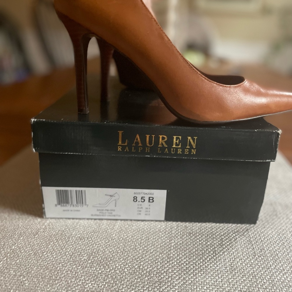 Lauren Ralph Lauren Brown Stiletto Heels